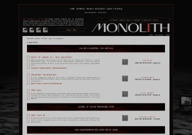 Скриншот monolith.rolfor.me